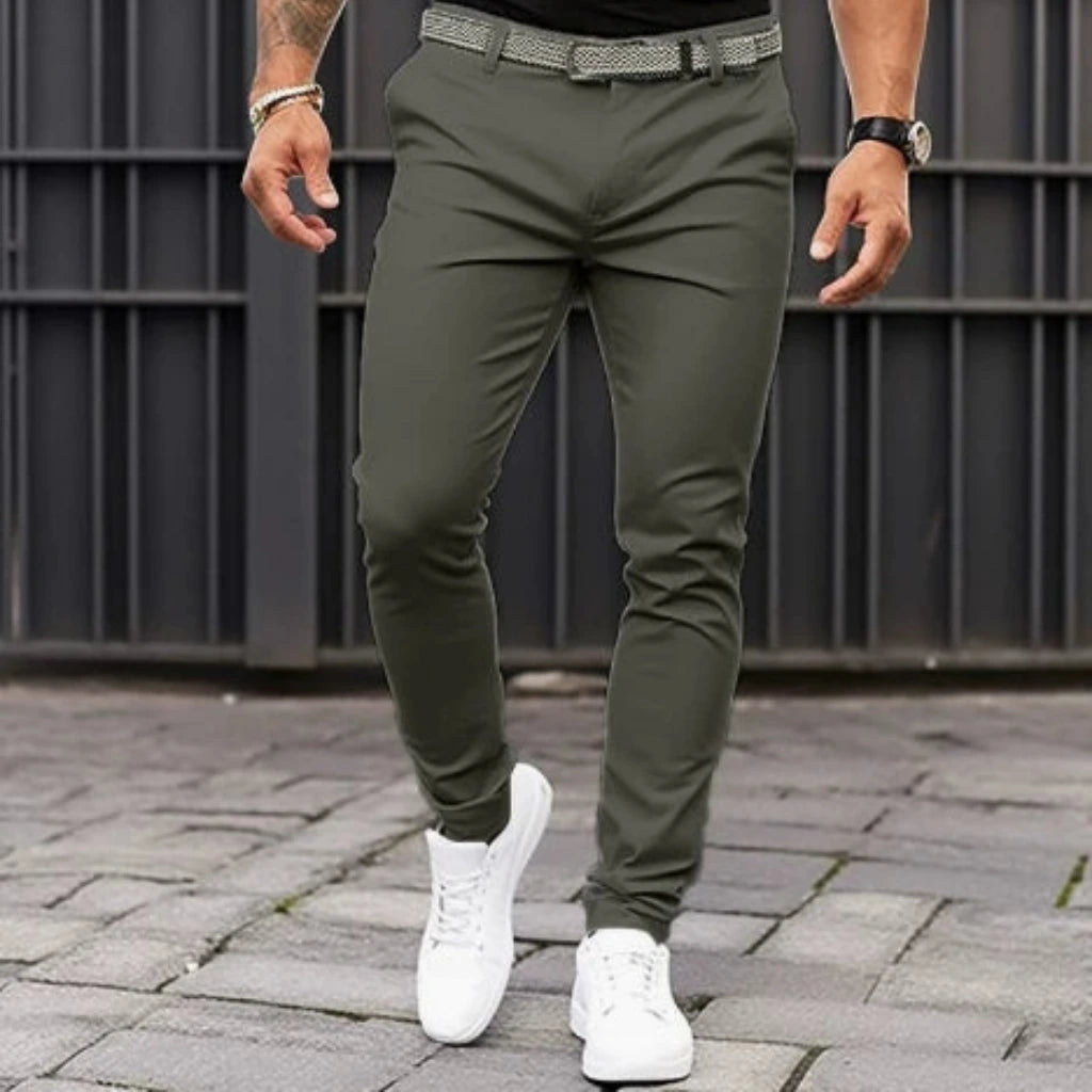 Chino met slim fit voor heren