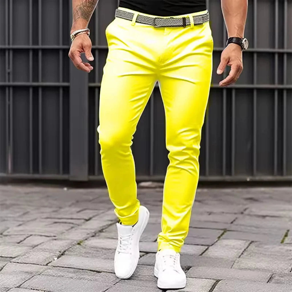 Chino met slim fit voor heren