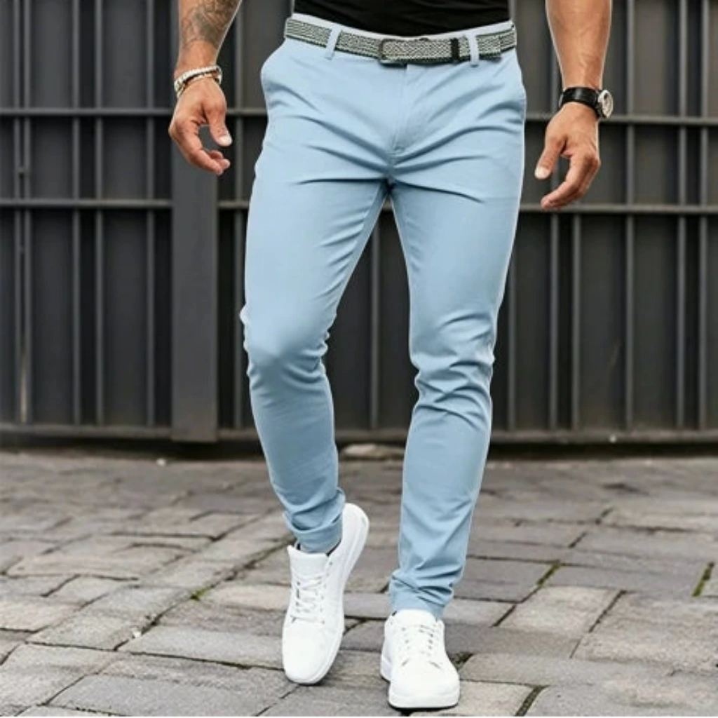 Chino met slim fit voor heren