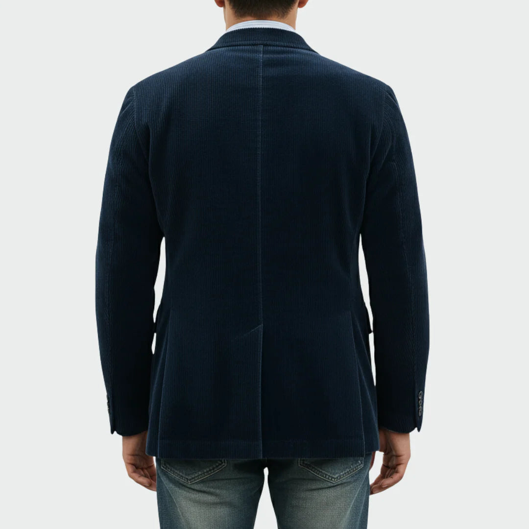 Corduroy Blazer voor Heren met Klepzakken