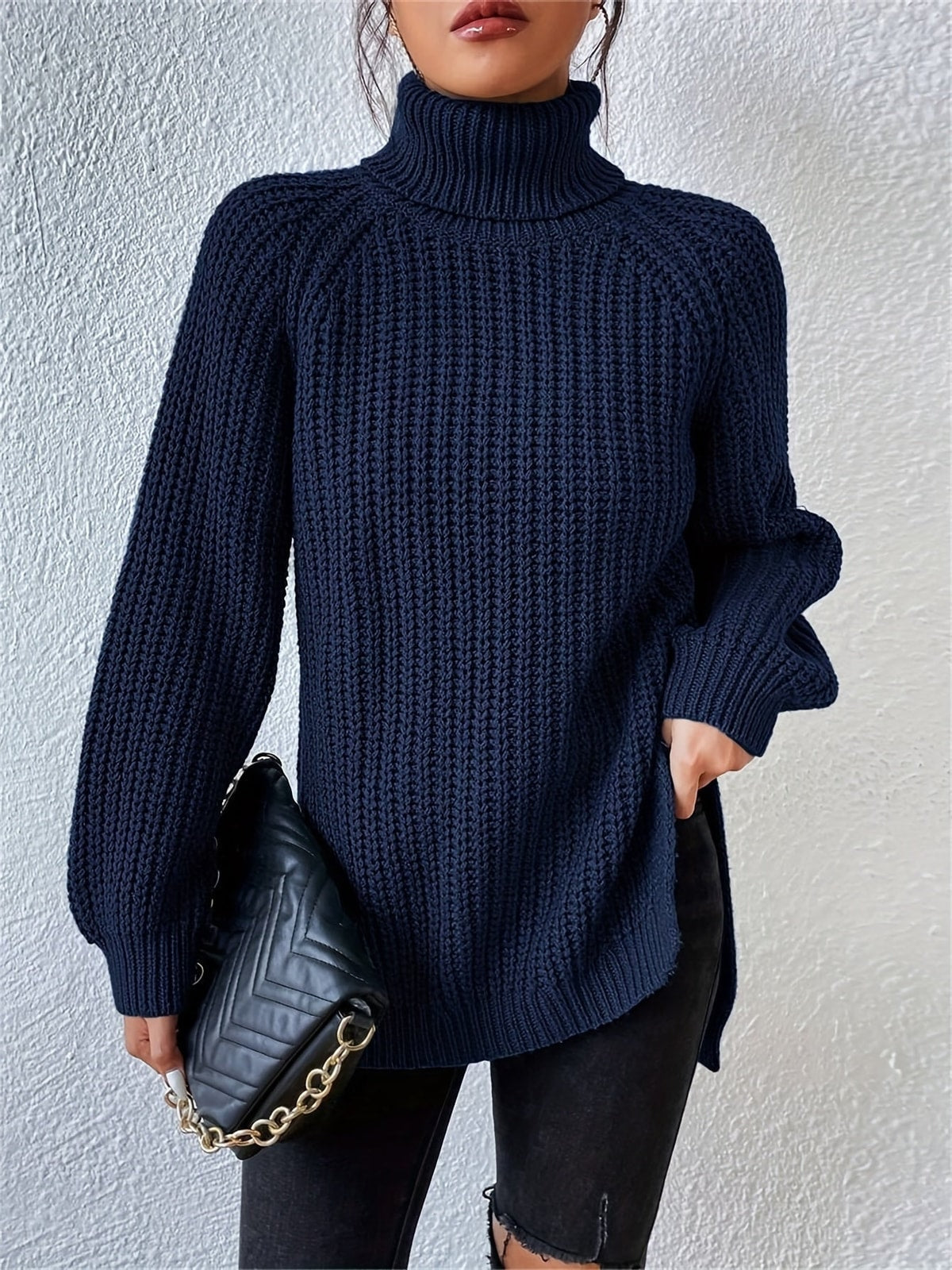 Dames Coltrui met Lange Mouwen en Oversized Pasvorm