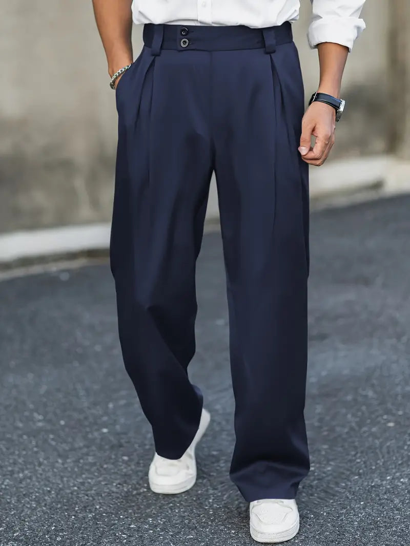 Herenpantalon met Wijde pijpen