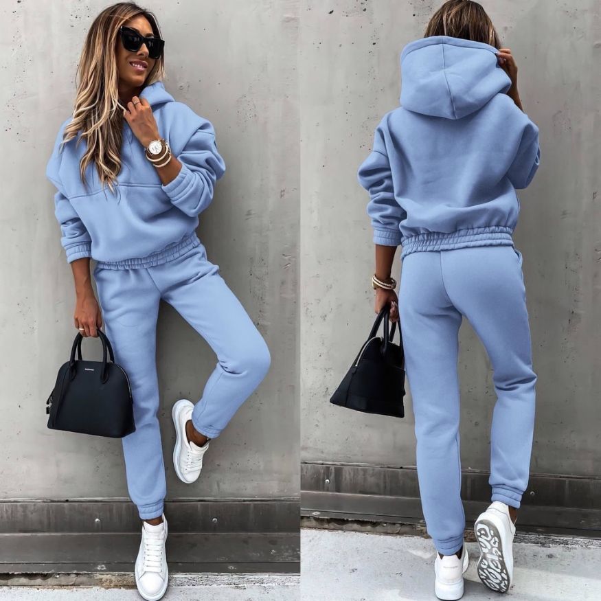 2-Delige Dames Jogging Set met Hoodie