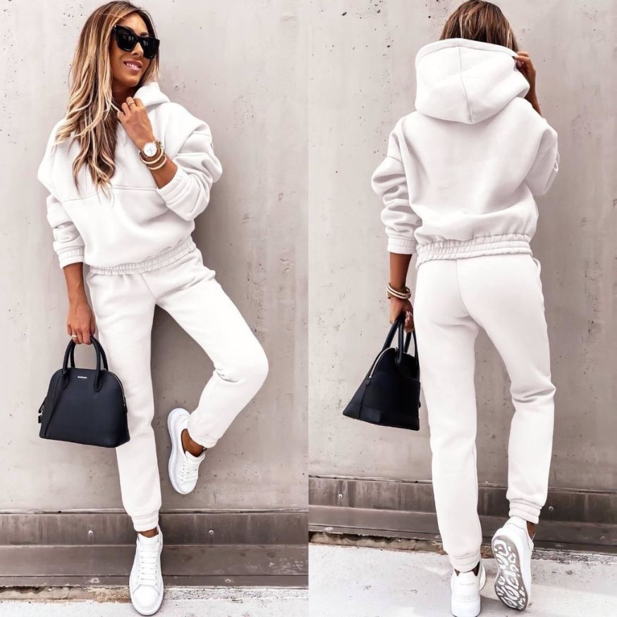 2-Delige Dames Jogging Set met Hoodie