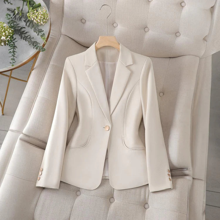 Dames Slim Fit Blazer met Reverskraag