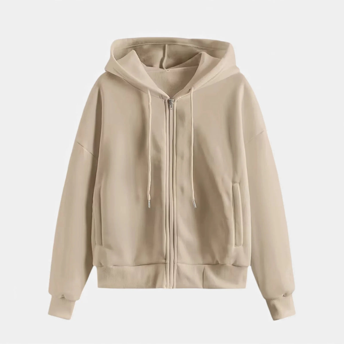Dames Vest met Capuchon en Ritssluiting