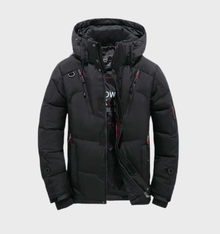 Heren Parka Winterjas met Fleece Voering en Capuchon