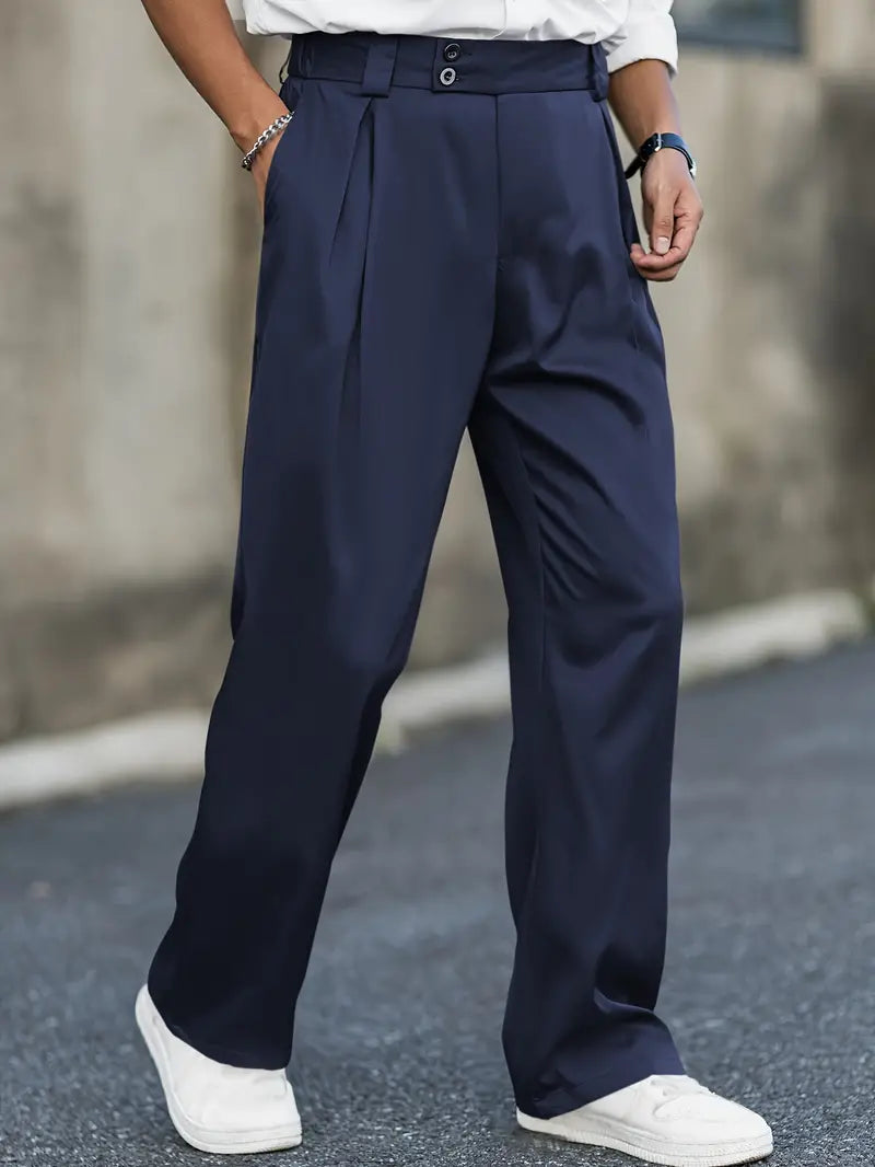 Herenpantalon met Wijde pijpen